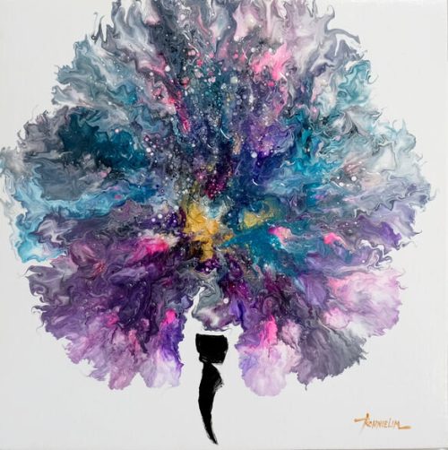 Kindness, 24x24 Inches, Acrylic on Canvas, 2025 - Image 1