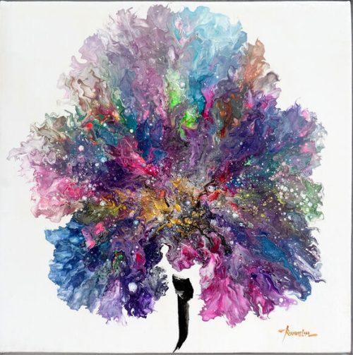 Love, 24x24 Inches, Acrylic on Canvas, 2025 - Image 1