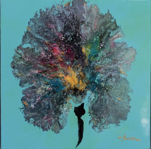 Peace, 24x24 Inches, Acrylic on Canvas, 2025 - Image 1