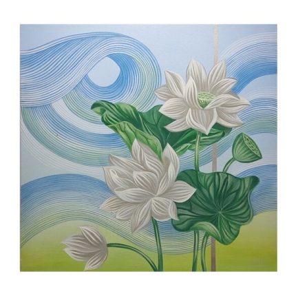 Reawakening, 24×24 Inches, Acrylic on Canvas, 2024